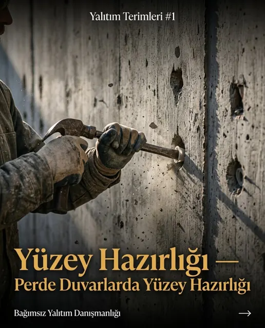 Perde Duvarlarda Yüzey Hazırlığı